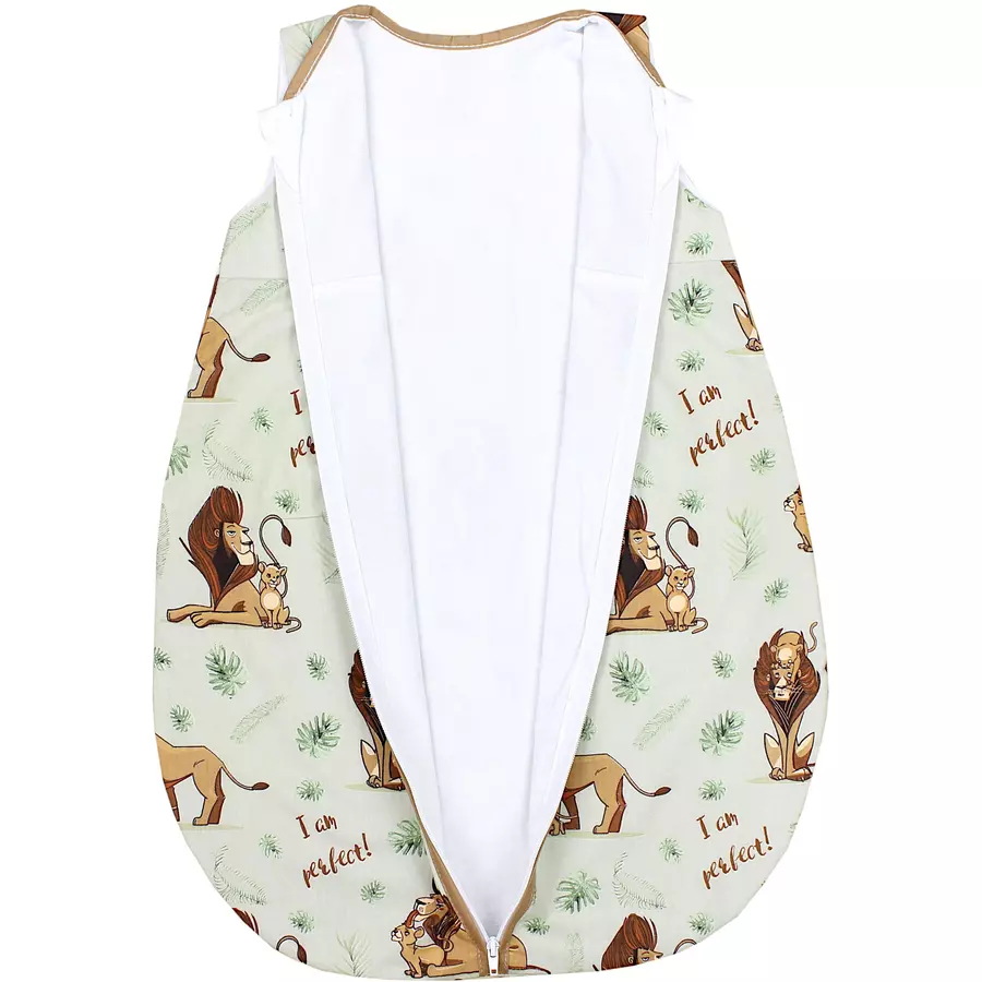 TupTam Baby Sommer Schlafsack Ärmellos Unwattiert braun