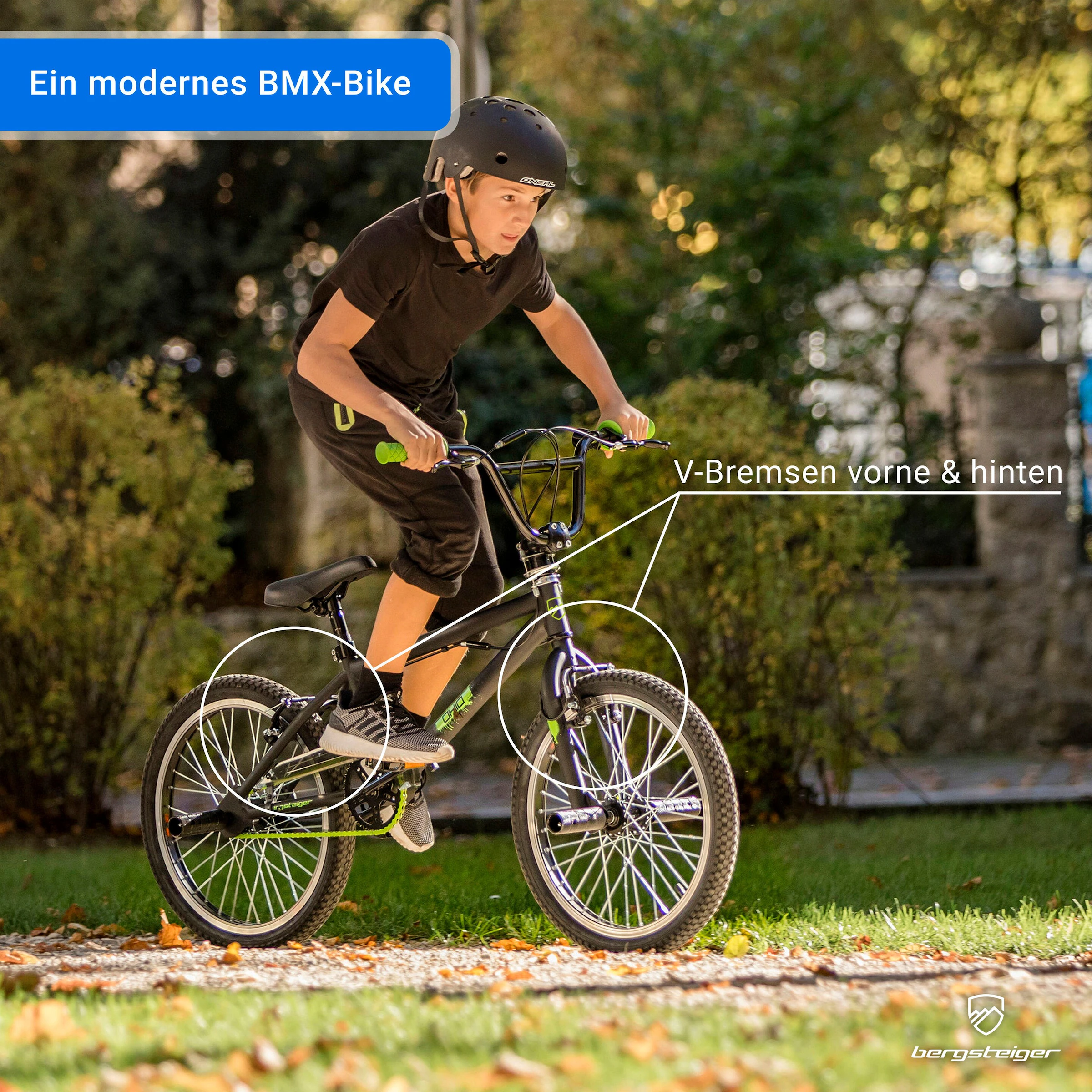 Bergsteiger BMX Ohio 20 Zoll | toxic green (matt)