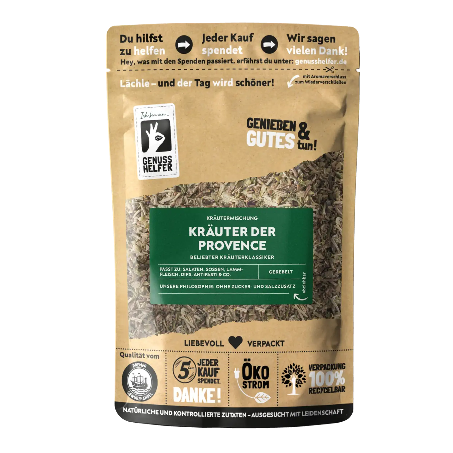 Kräuter der Provence, gerebelt, 3er Pack