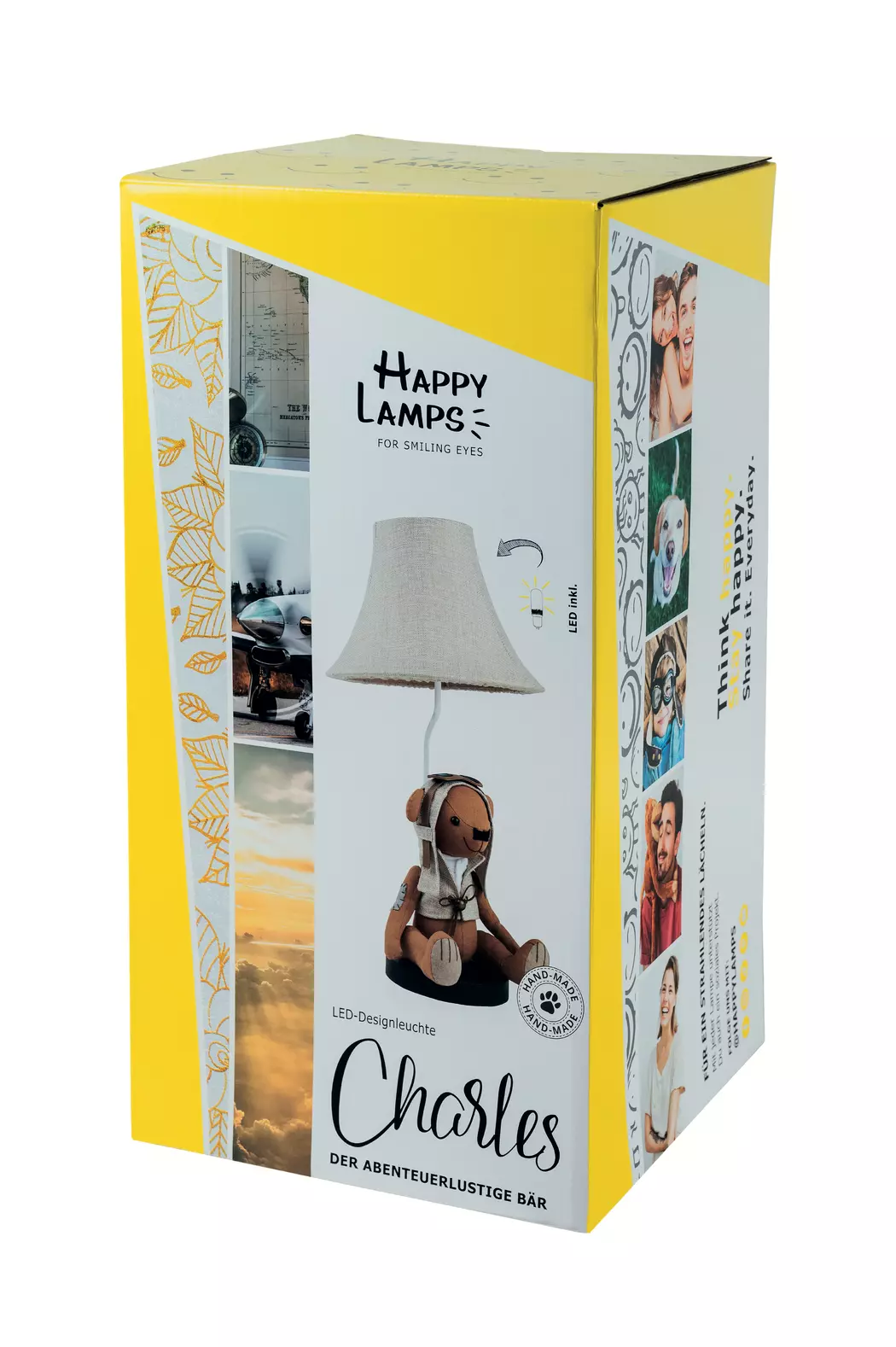 LED-Tischleuchte Charles der Bär