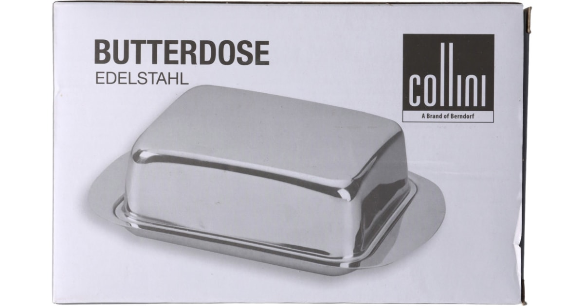 Collini Butterdose Edelstahl