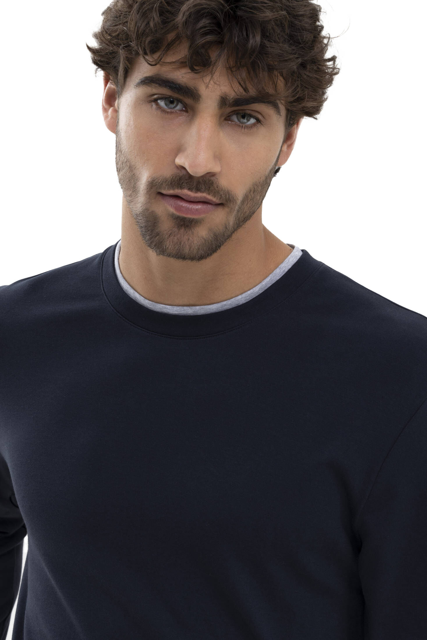 mey| Herren Langarm-Shirt