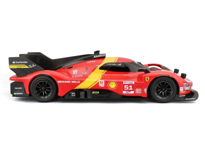 Maisto Rennwagen RC Ferrari 499P LMH 2023 1/16, Rot Ferngesteuertes Spielzeug
