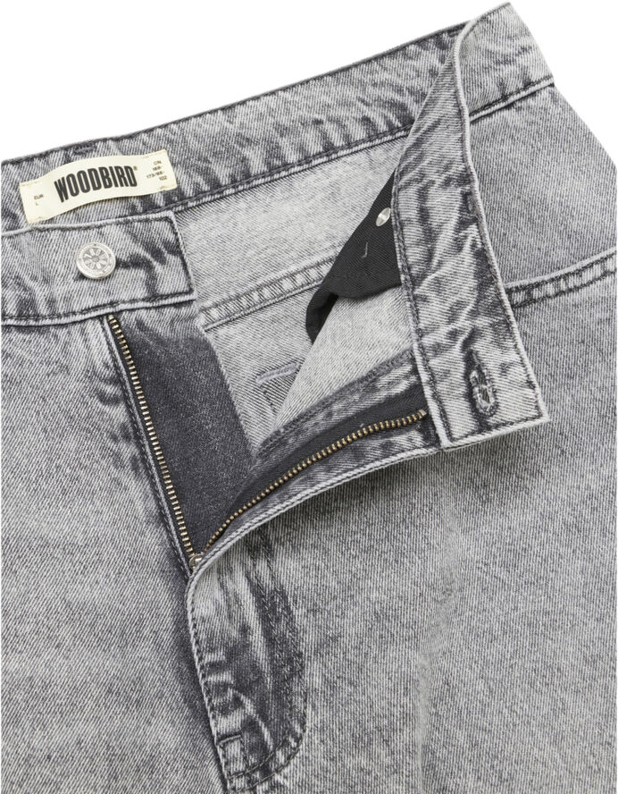 Woodbird Leroy Ash Grey Jeans Grey