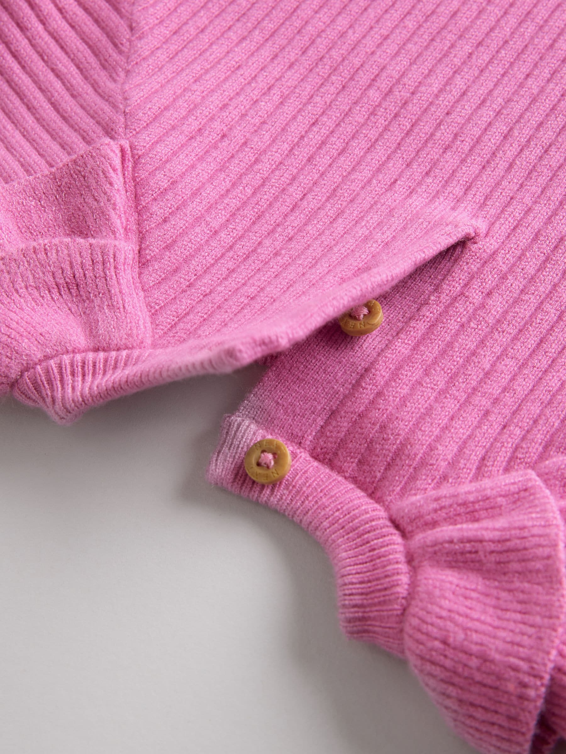 Felroze - Gebreide babytrui en leggings set 2 -delig (0mnd -3jr)