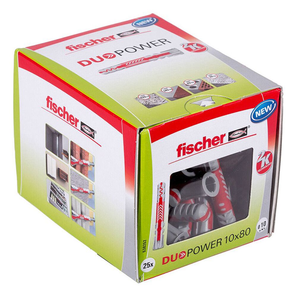 UNIVERSALPLUGG FISCHER DUOPOWER 10X80 LD 25STK