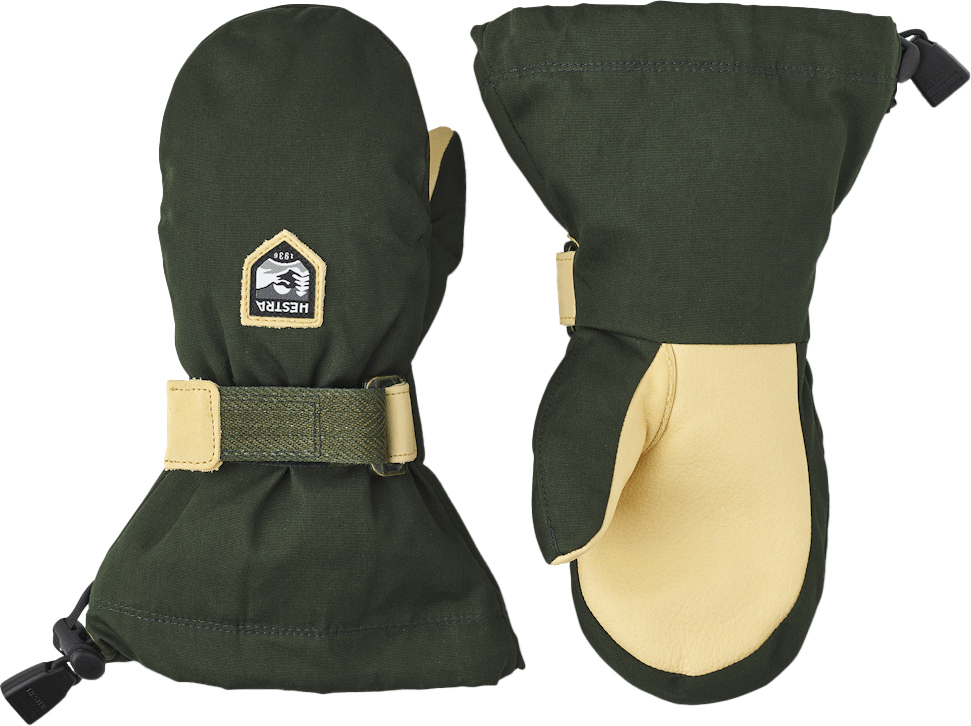 Abisko Ecocuir Mitt Junior 890/Dark Green