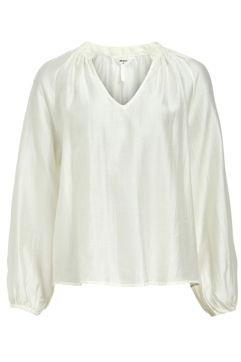 Object ecru dames blouse
