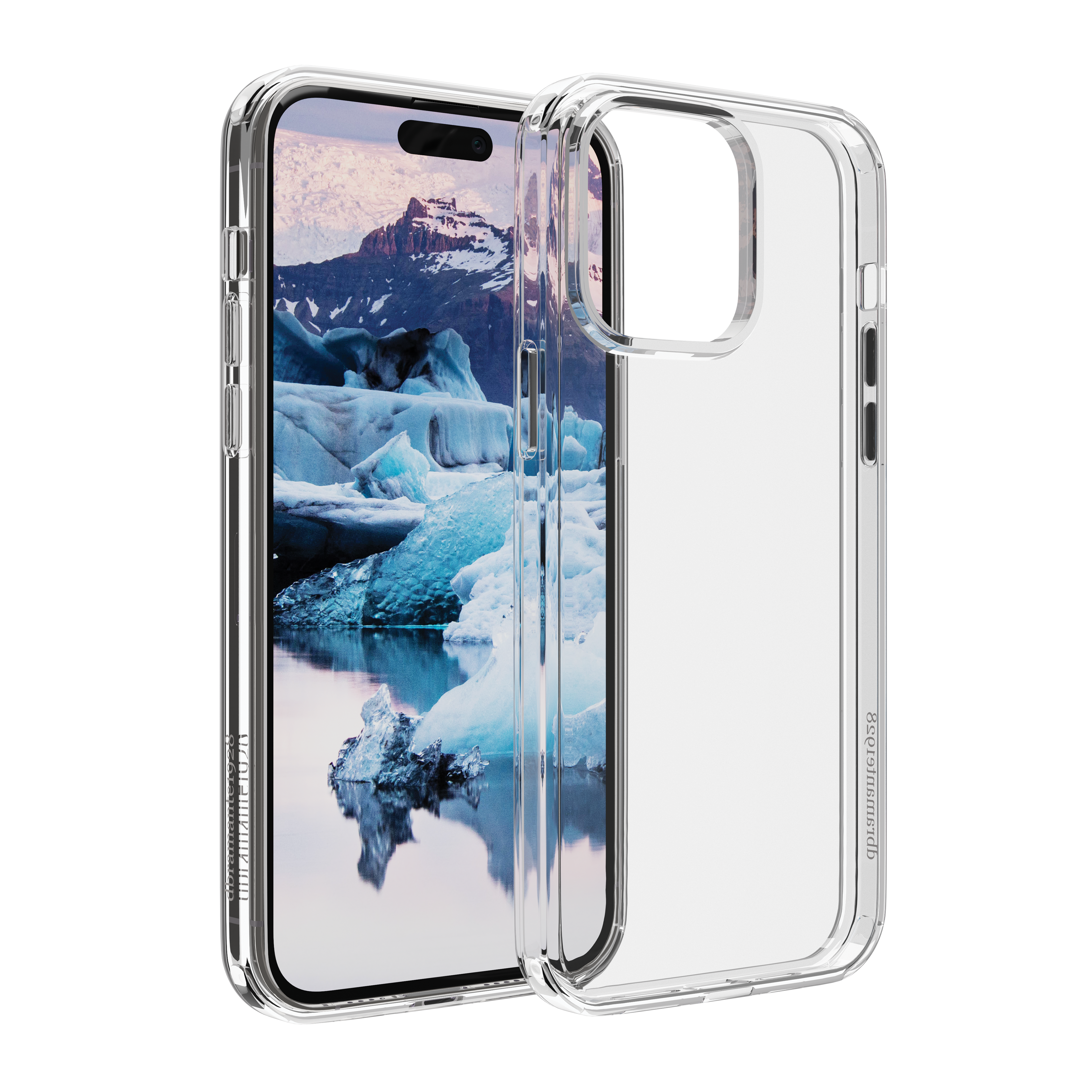 iPhone 15 Pro Max Hardcase Hülle Clear Case Iceland Pro Recycled (IP67CL001874) - Transparent