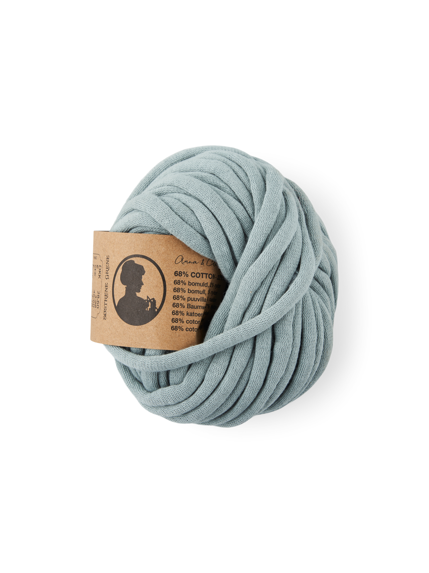 Tubegarn | Bomuld/nylon. 50 g = 25 m.. | Smokey Grey