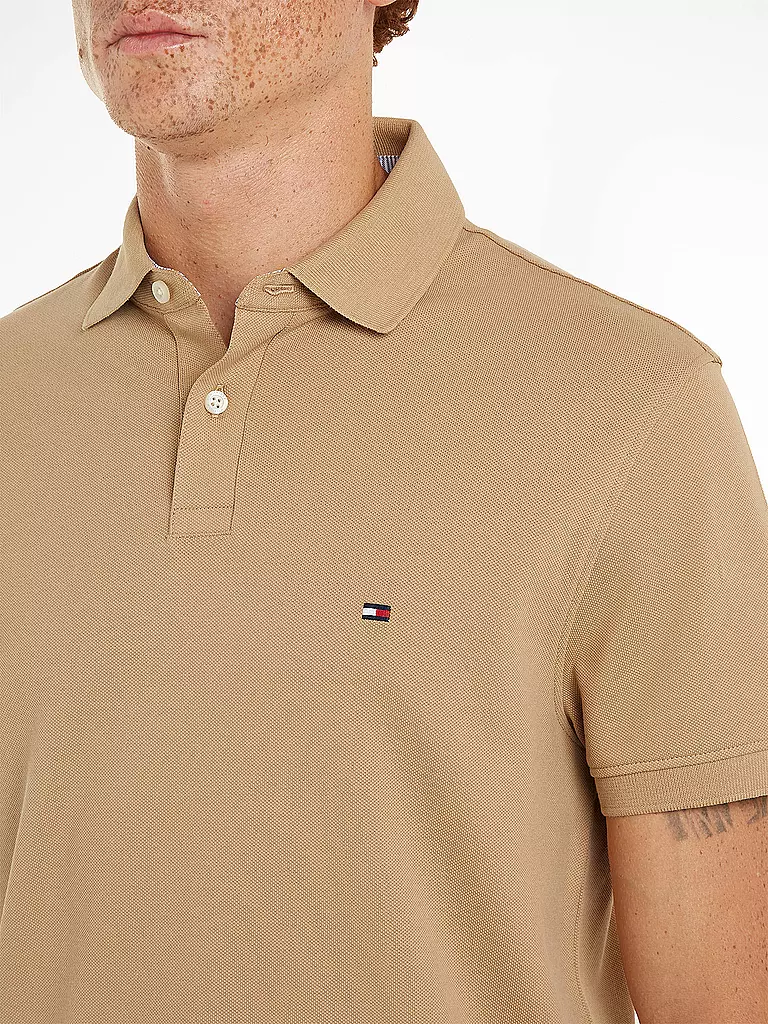 TOMMY HILFIGER Poloshirt hellbraun