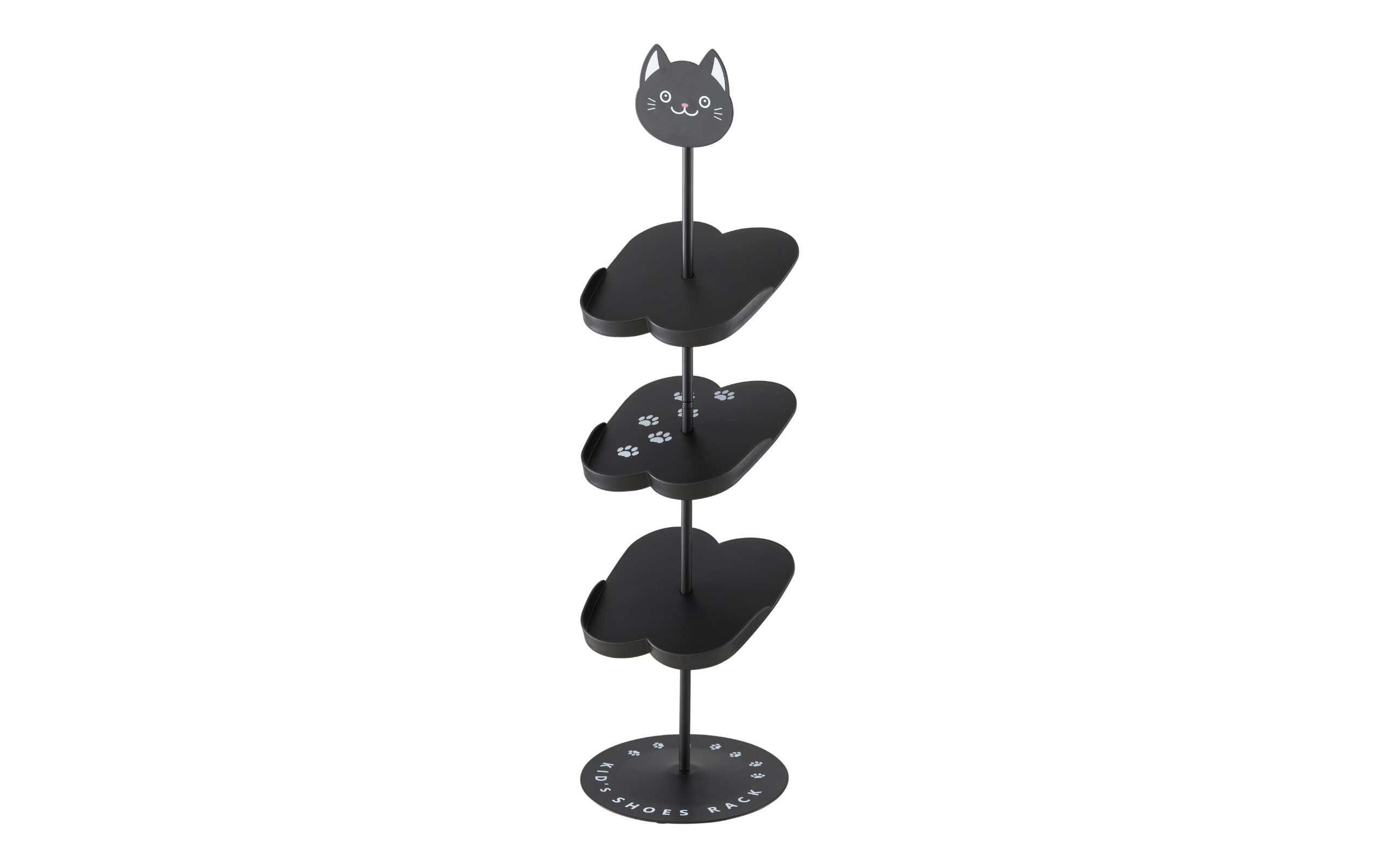 Schuhregal Katze 67 cm, SchwarzOrganizer für Kinderschuhe