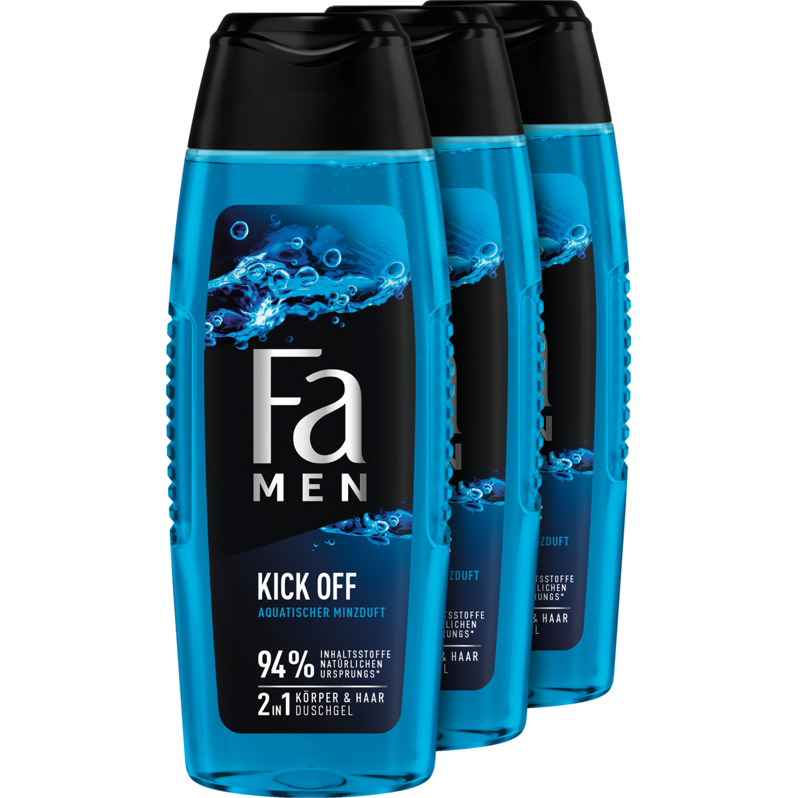Fa Dusch Men Kick off 3 x 250 ml