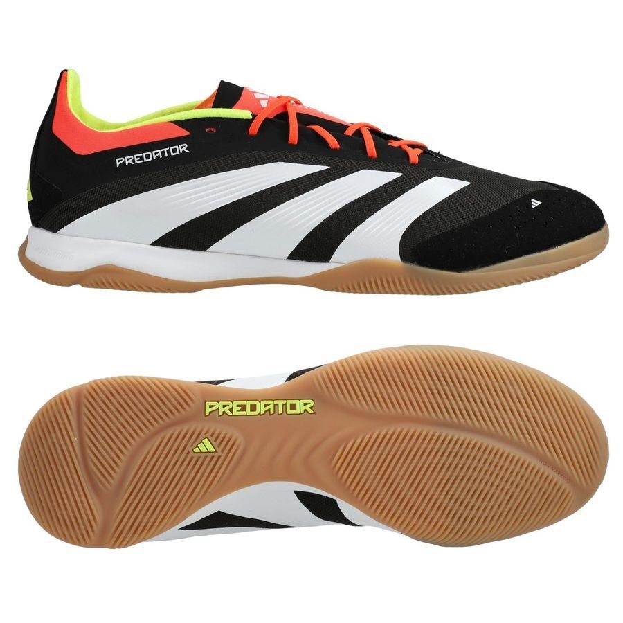 adidas Predator Elite IN Solar Energy - Noir/Blanc/Rouge