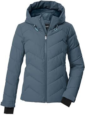 killtec - KSW 31 WMN SKI QLTD JCKT - Ski-jack - Taubenblau - Gewatteerd met Capuchon