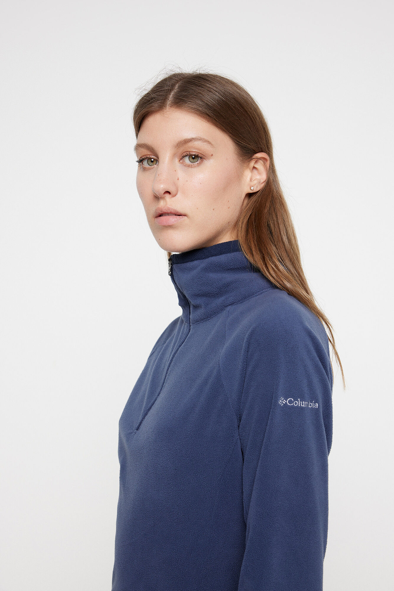 Casaco polar feminino Columbia™ Glacial™ IV com meio zíper