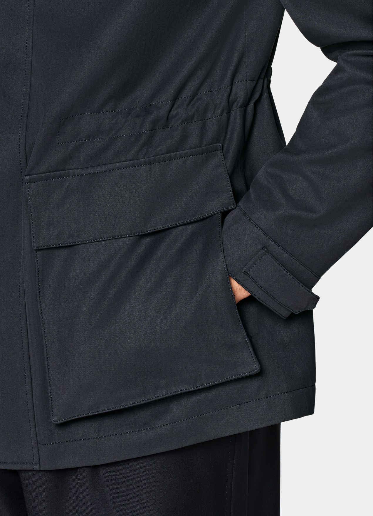 Saharienne bleu marine