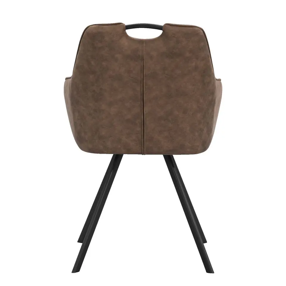 Eetkamerstoel Jesse met armleuning - cognac