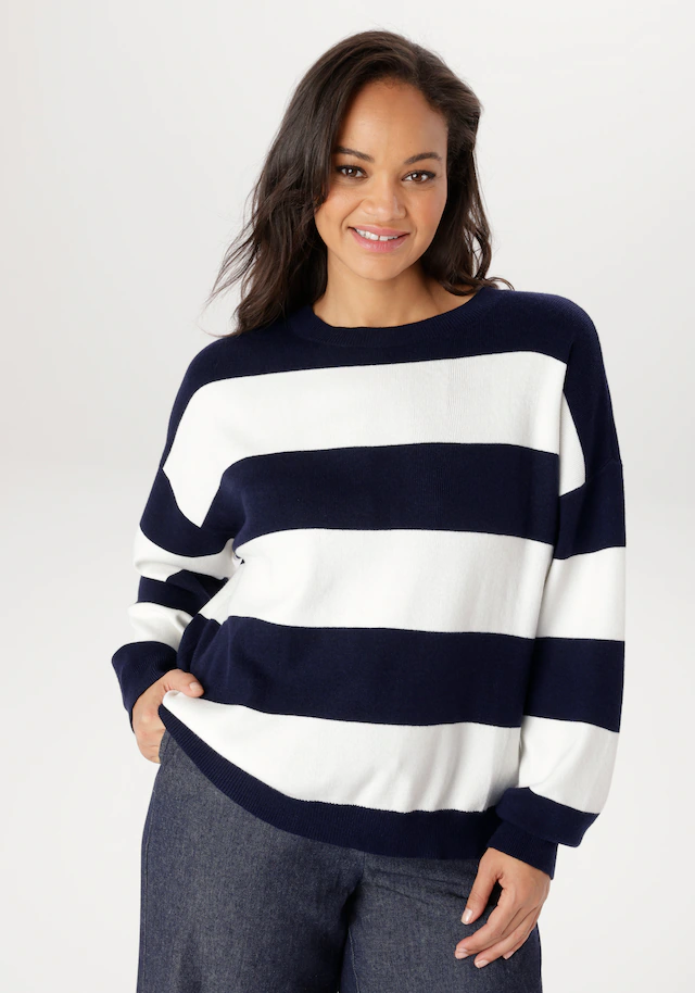 Aniston PLUS Strickpullover im Streifen-Dessin - NEUE KOLLEKTION