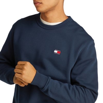 Sweatshirt homme Tjm Reg Badge Crew TOMMY HILFIGER
