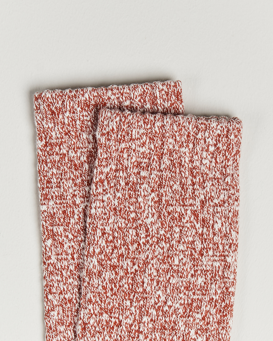 Red Wing Shoes Cotton Rag Crew Rust/White