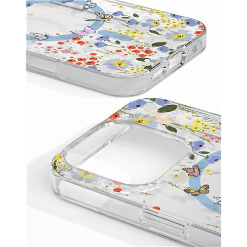 iPhone 16 Pro MagSafe Hardcase Hülle Clear Case Recycled (IDCLCMS-I2461P-532) - Artistic Garden
