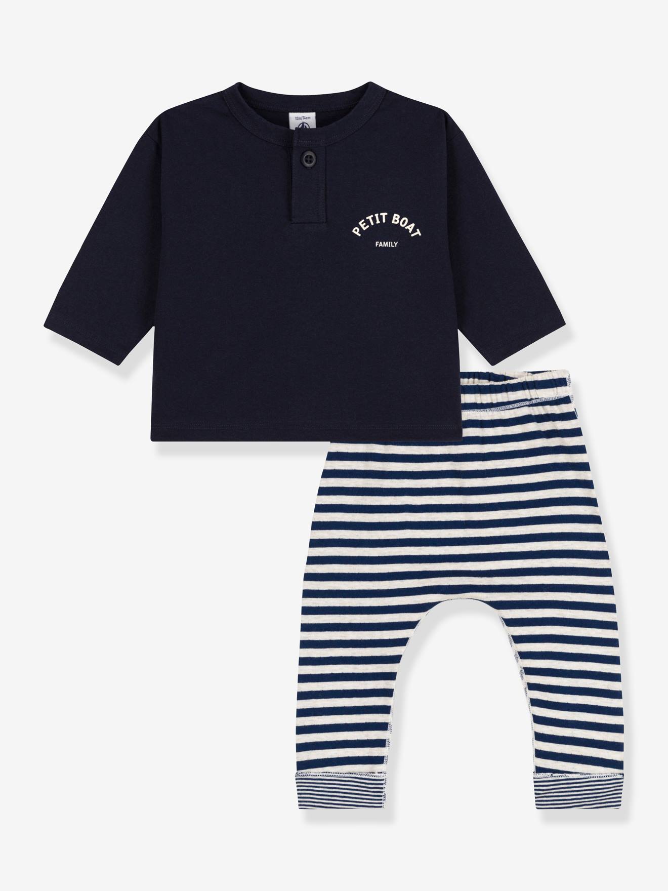 Conjunto para presente de bebê: camiseta e calça