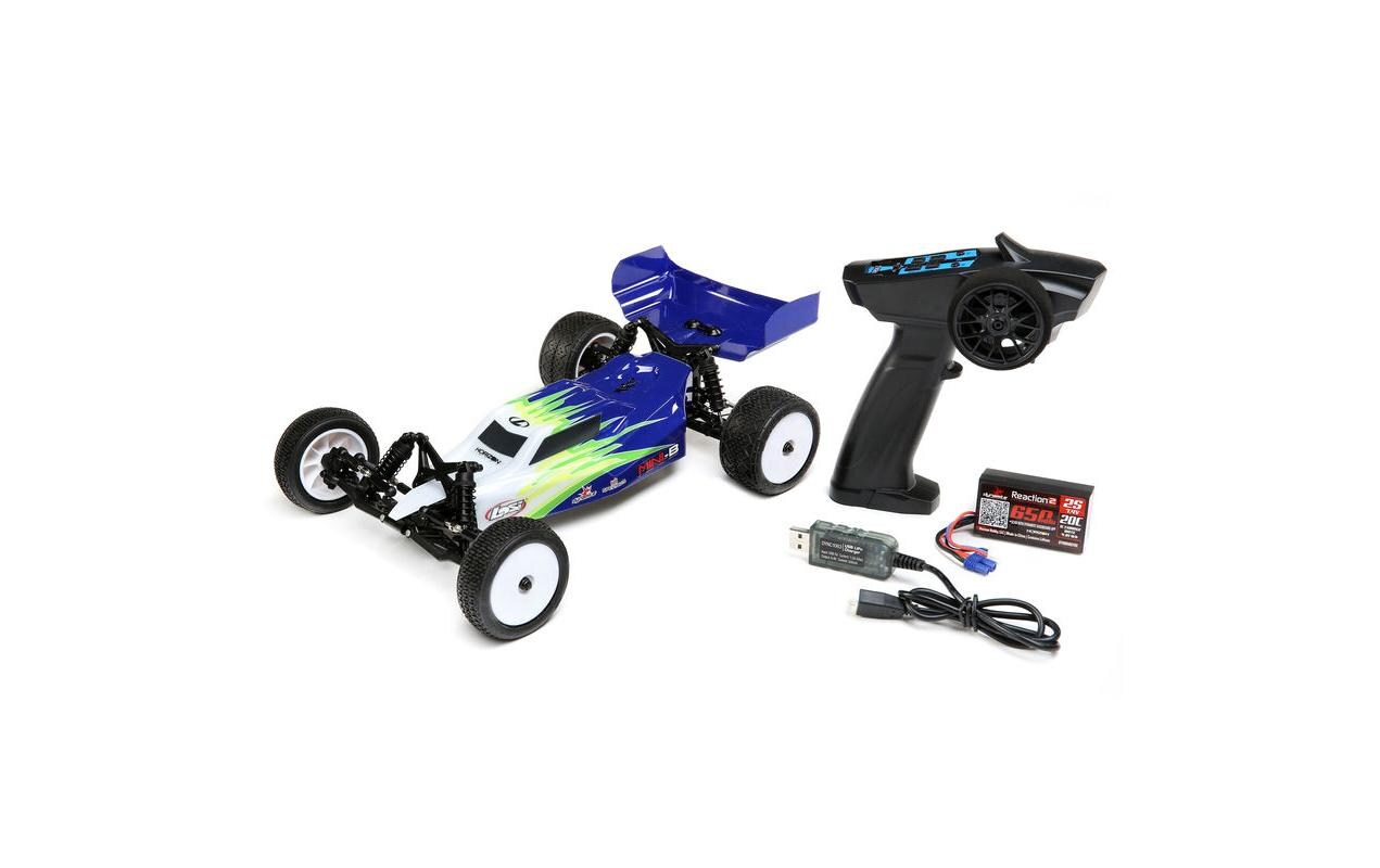 Buggy Mini-B 2WD, Blau, RTR, 1:16<br>RC Buggy mit Heckantrieb im Massstab 1:16