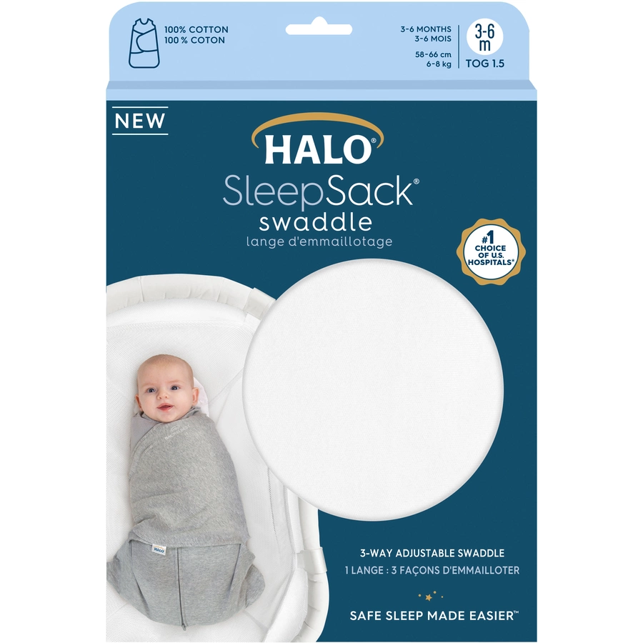 HALO® SleepSack® Wickelschlafsack weiß