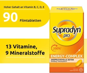 Supradyn pro energy complex Filmtabletten, 90 Stück
