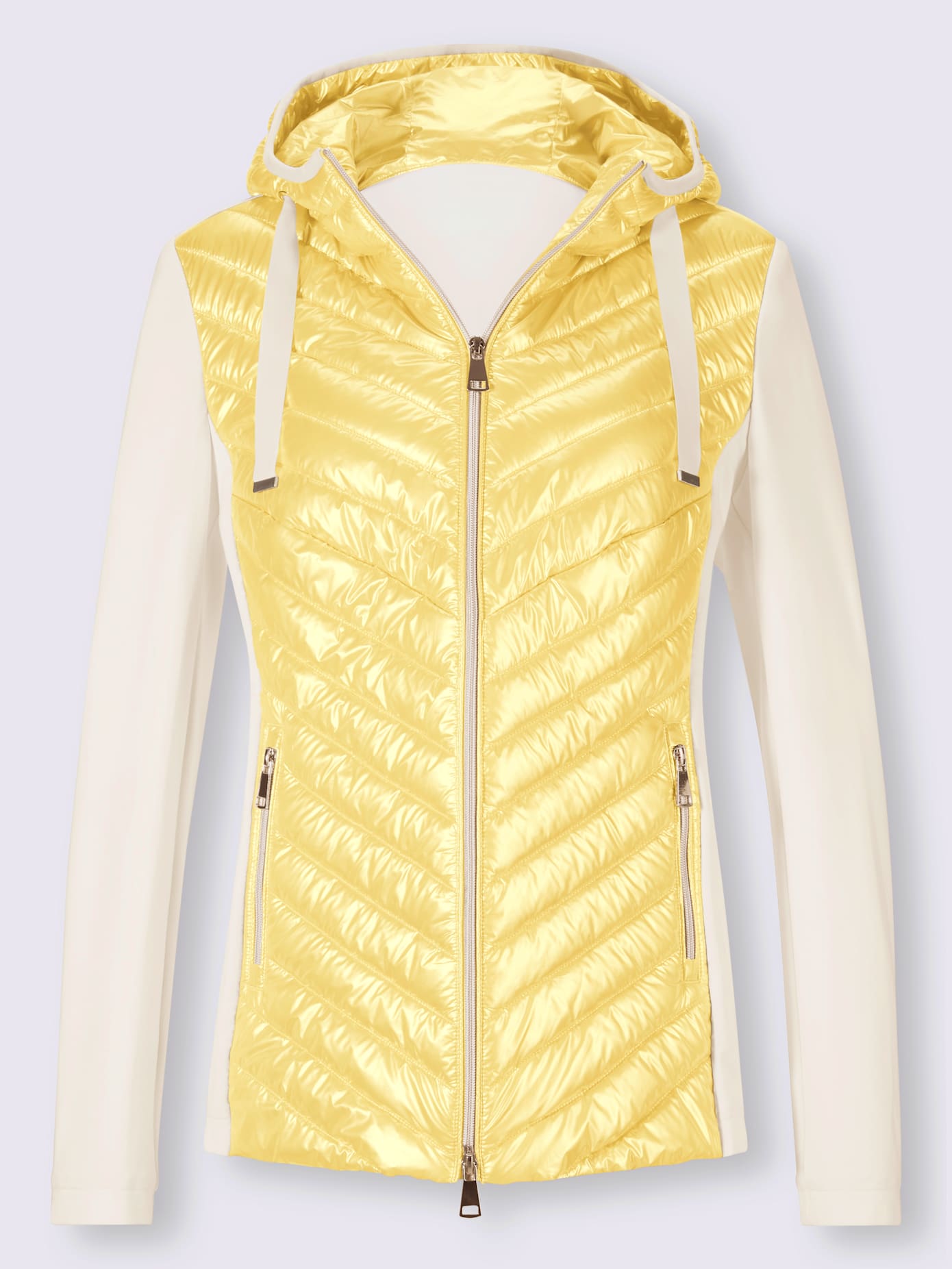 Veste à la brillance métallisée