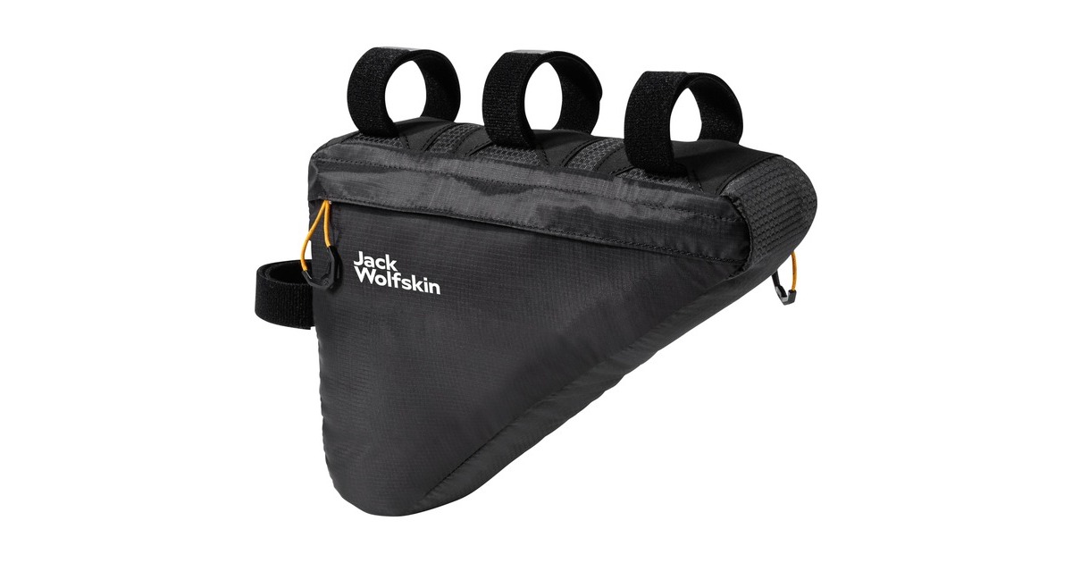 Jack WolfskinMorobbia Triangle Bag fietsmand/-tas  (Zwart, 2 liter)