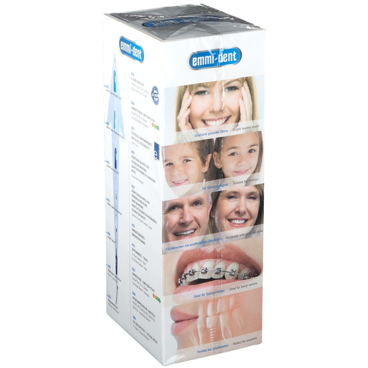 Emmi®-dent Platinum Ultraschallzahnbürste Basis-Set blau