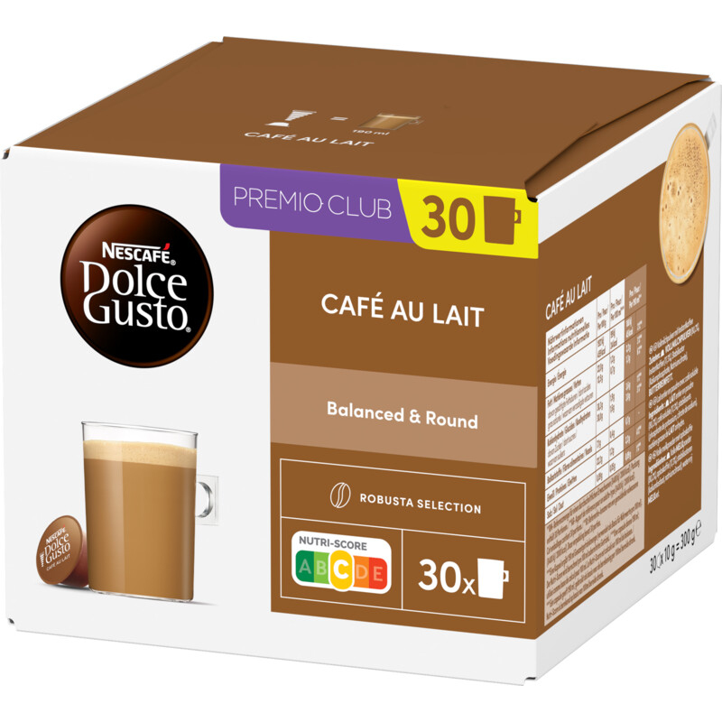 Nescafé Dolce Gusto Café au lait capsules