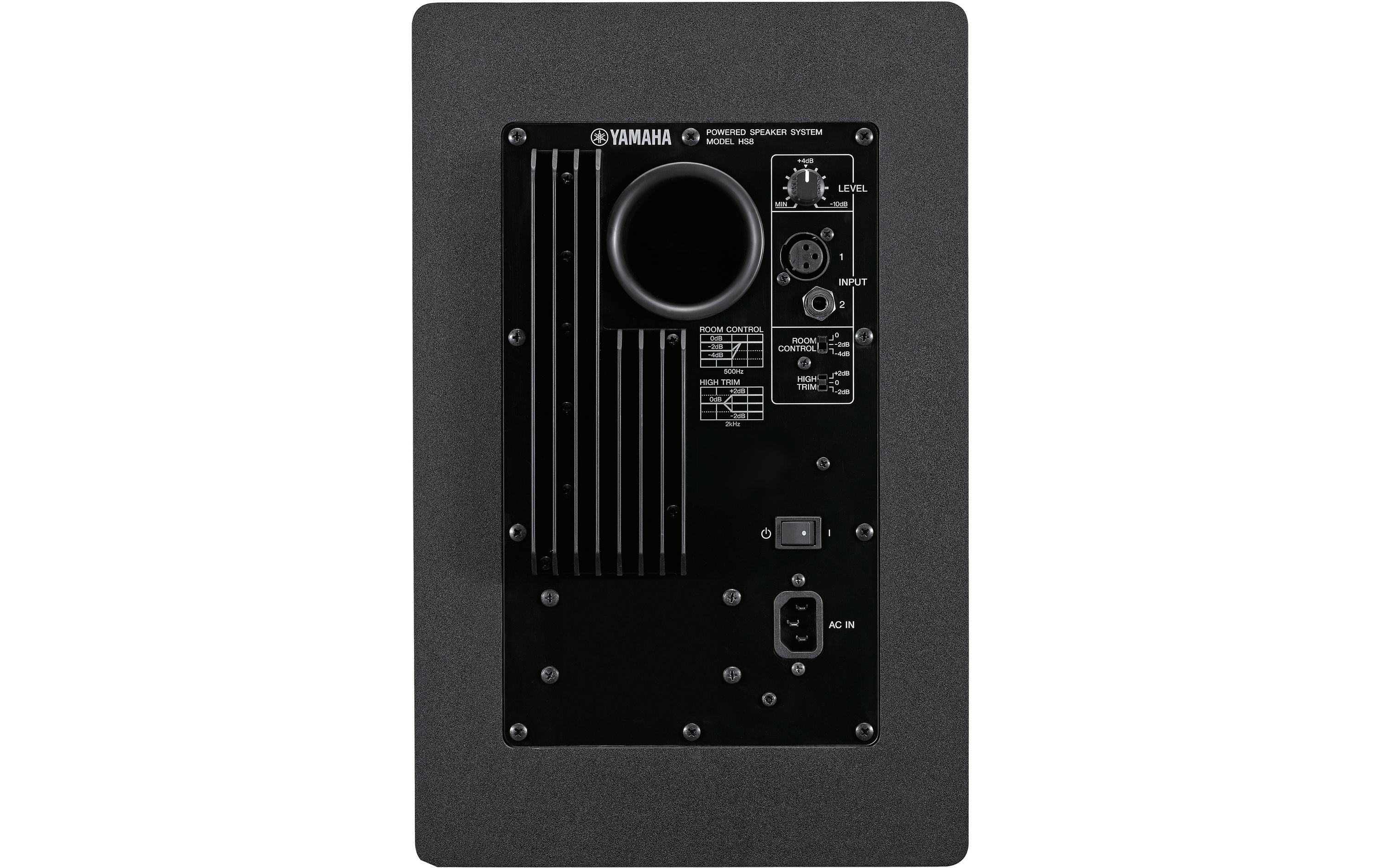 Studiomonitor HS8I - 120 W, 8 Zoll, Schwarz<br>Aktiver Nahfeldmonitor mit Montagepunkten