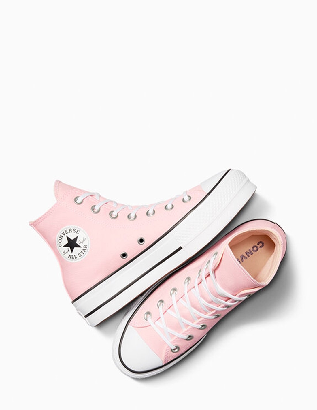 converse Sneakers Montantes Femme Ctas Lift Hi Donut Glaze Toile Rose