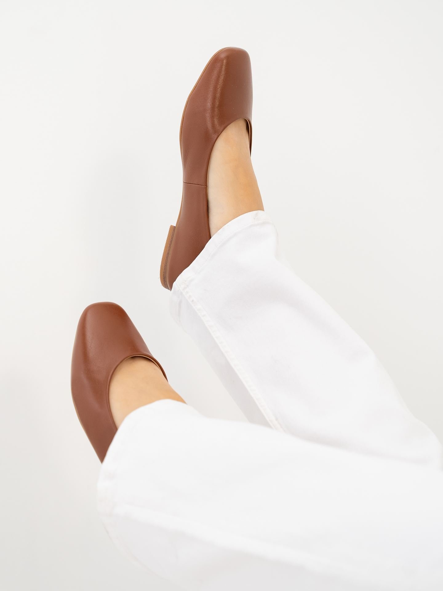 Trieste Ballerina Leather