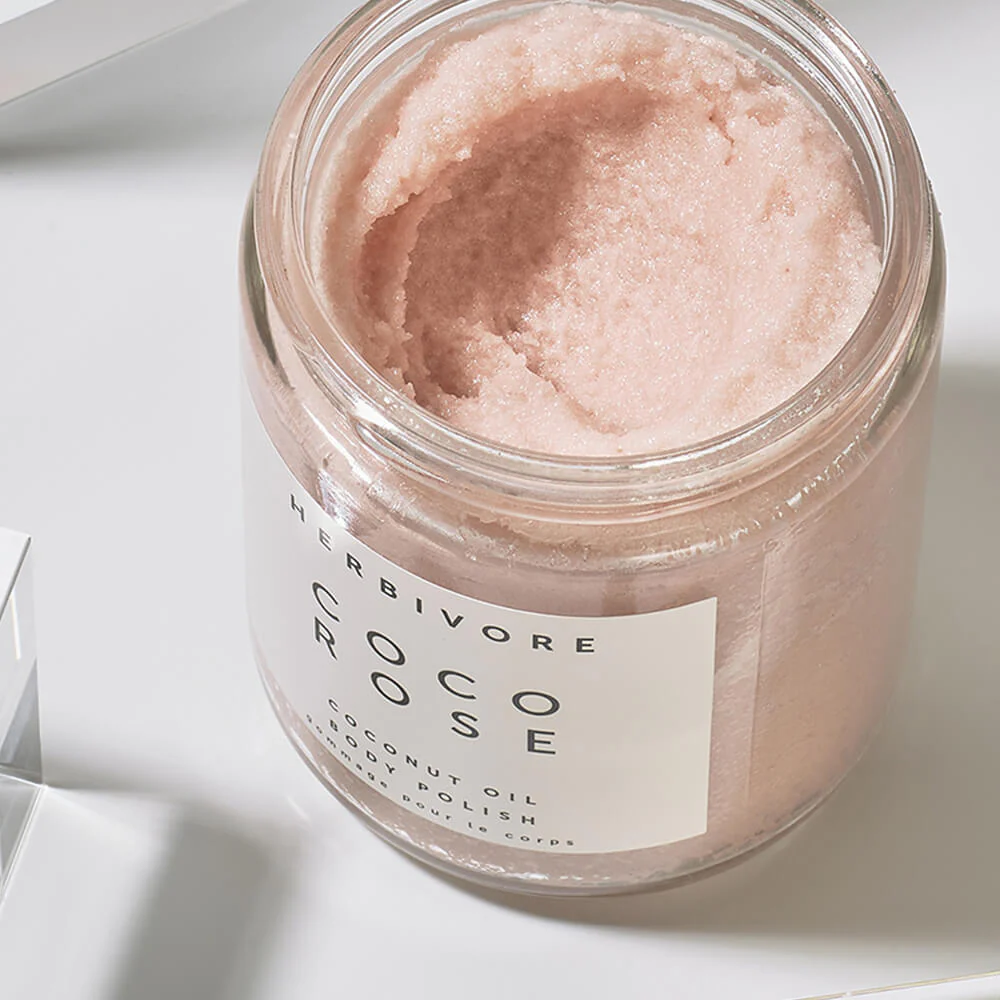 Herbivore Botanicals Coco Rose Exfoliating Body Scrub Exfoliant Corps