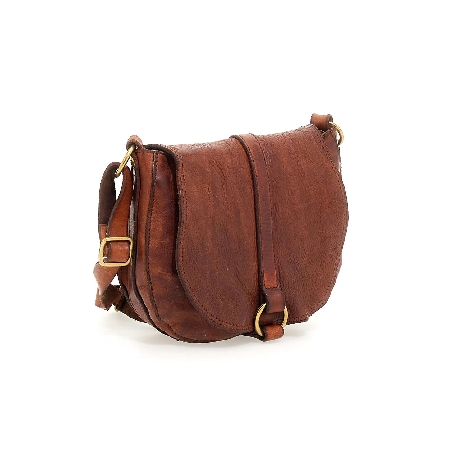Campomaggi  Crossbodytaske i skind - Cognac