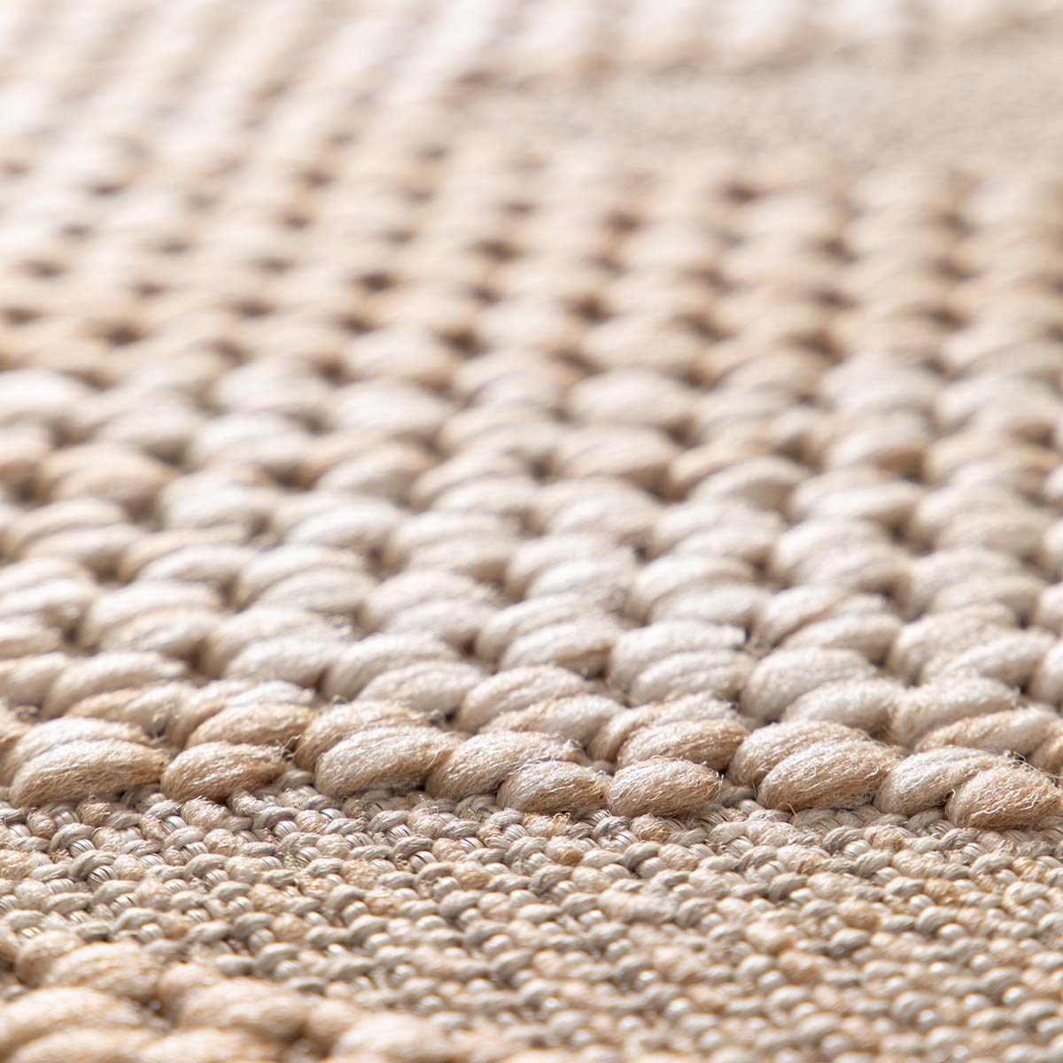 Garden Impressions Ø200 cm buitenkleed - Leaf Taupe