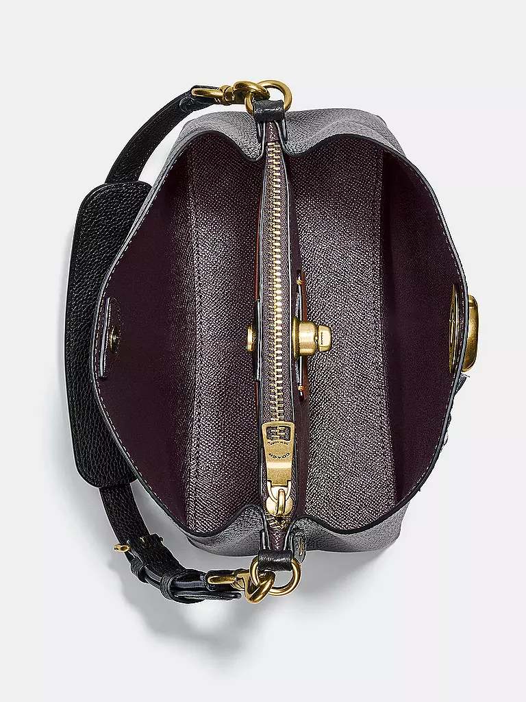 COACH Ledertasche - Bucket Bag 21 schwarz