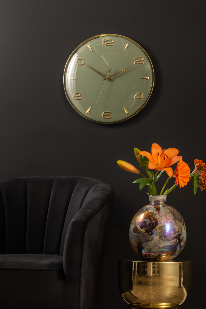 Wall Clock Sienna Glow KA6017BK Black