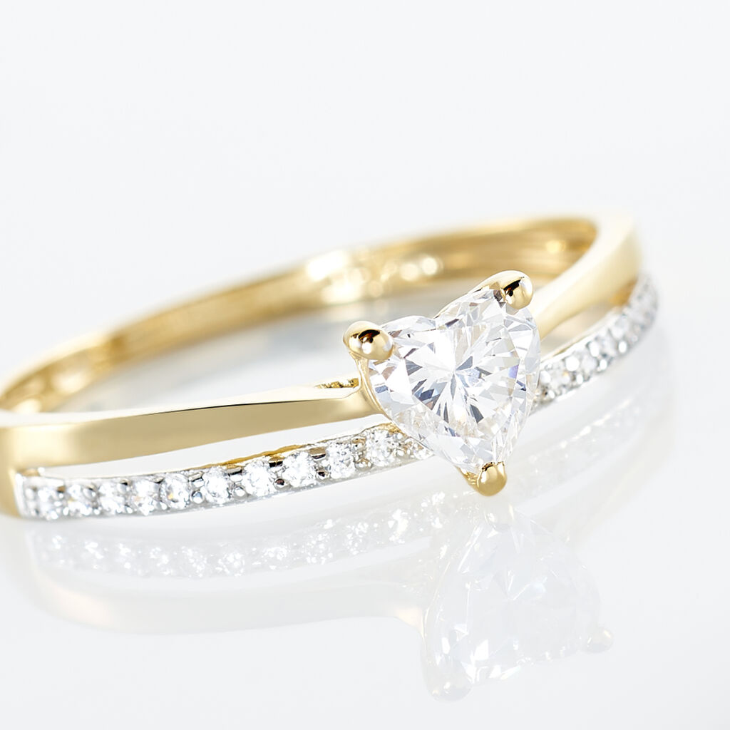 Bague Serafine Or Jaune Oxyde De Zirconium