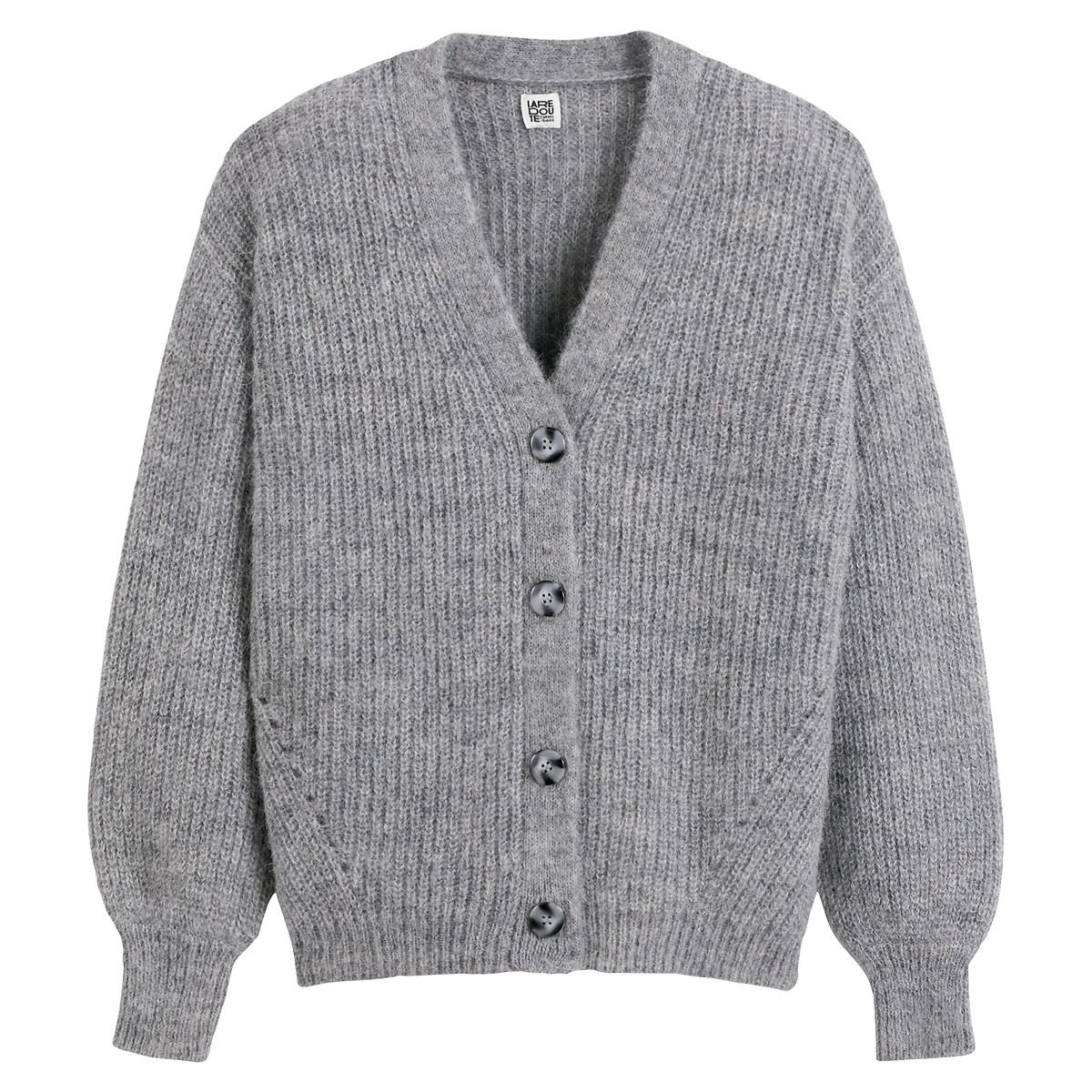 COLEÇÕES LA REDOUTE<br>Colete com decote em V, alpaca mista, assinatura GILDAS