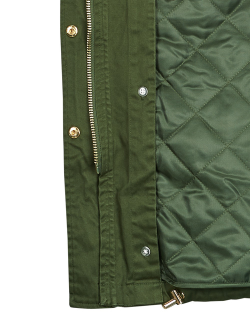 MICHAEL Michael Kors - RMVBL FX FUR CLR ANORAK Kaki