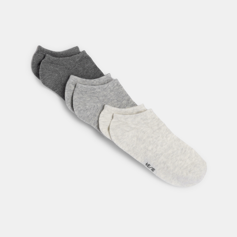 Socquettes (lot de 3) gris garçon