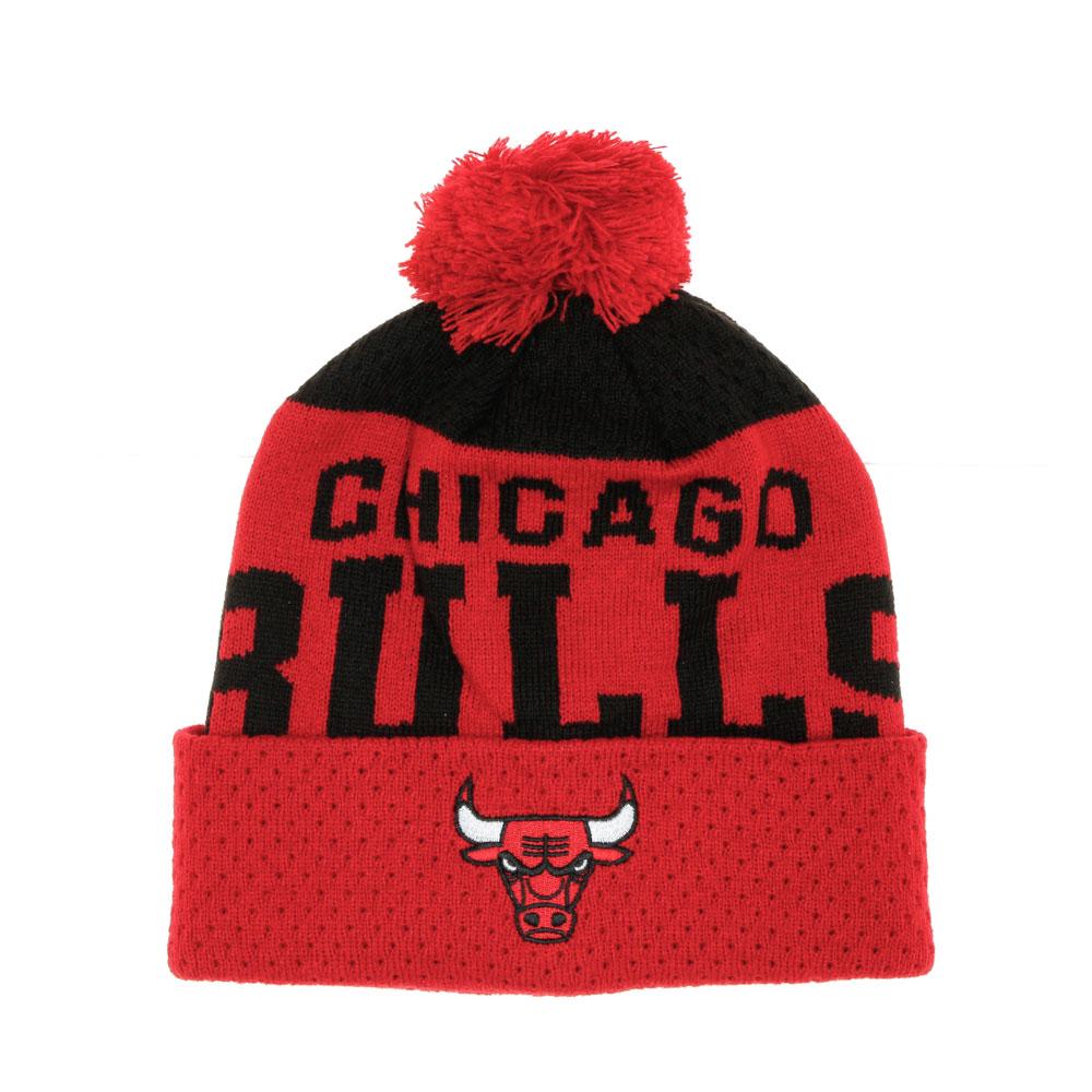 NBA Chicago Bulls Bonnet Rouge/Noir Garçon NBA Collegiate