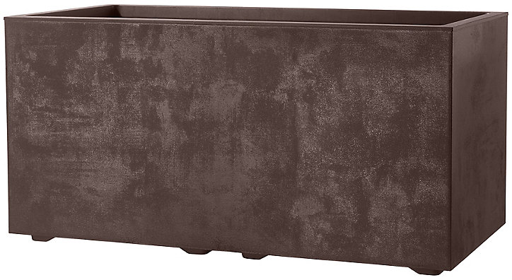 Muret à réserve d'eau plastique Deroma Millennium brownstone 78,5 x 39 x h.39,1 cm