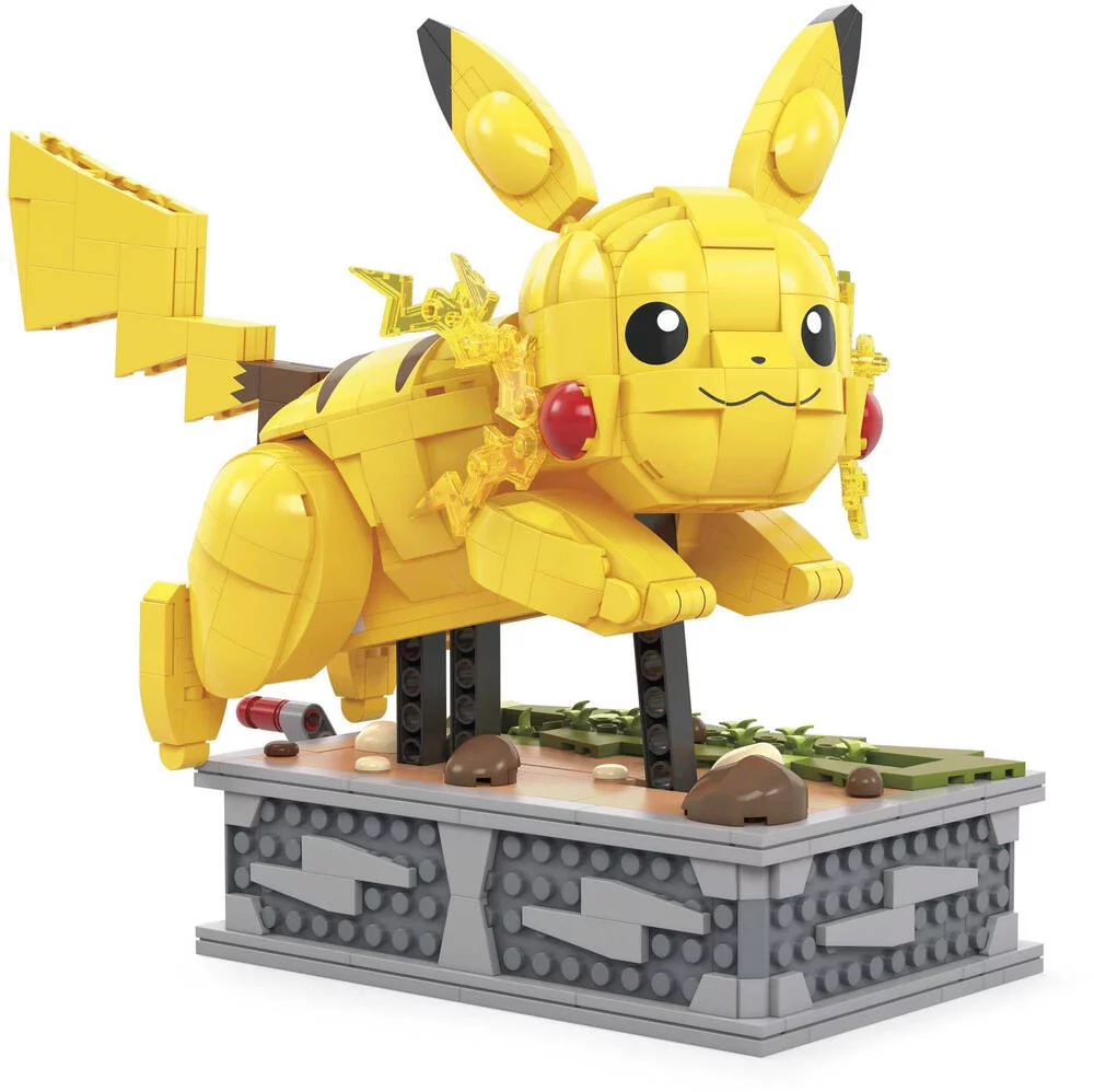 PIKACHU  EN MOUVEMENT - JEU DE CONSTRUCTION 1095 PIECES