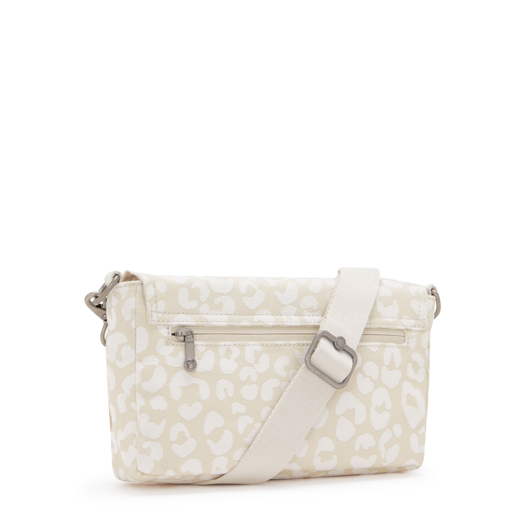 ARAS Petit sac à bandoulière avec sangle amovible - White Cheetah J
